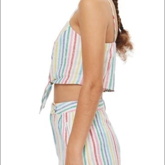 Topshop Rainbow Sun Top - Picture 4 of 5